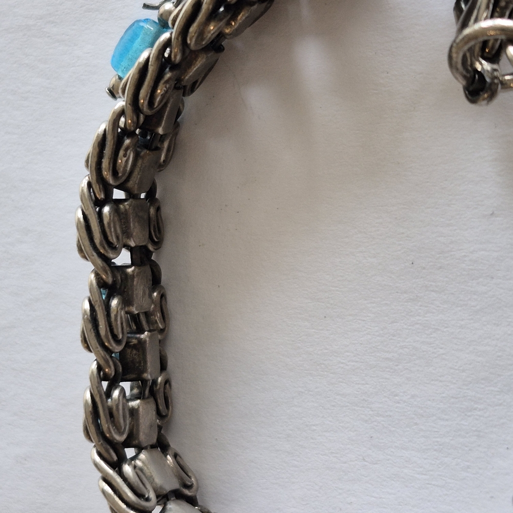 SILVER RHINESTONE BRACELET